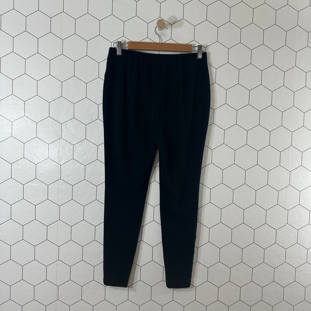 J. Jill Women's Black Ponte Leggings Slim Fit Pull On Ankle Pants Size Small - Picture 3 of 8